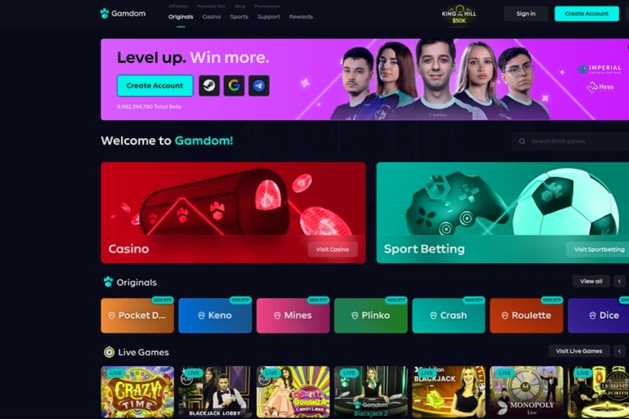 Gamdom Casino : Découvrez les Codes Promo Exceptionnels